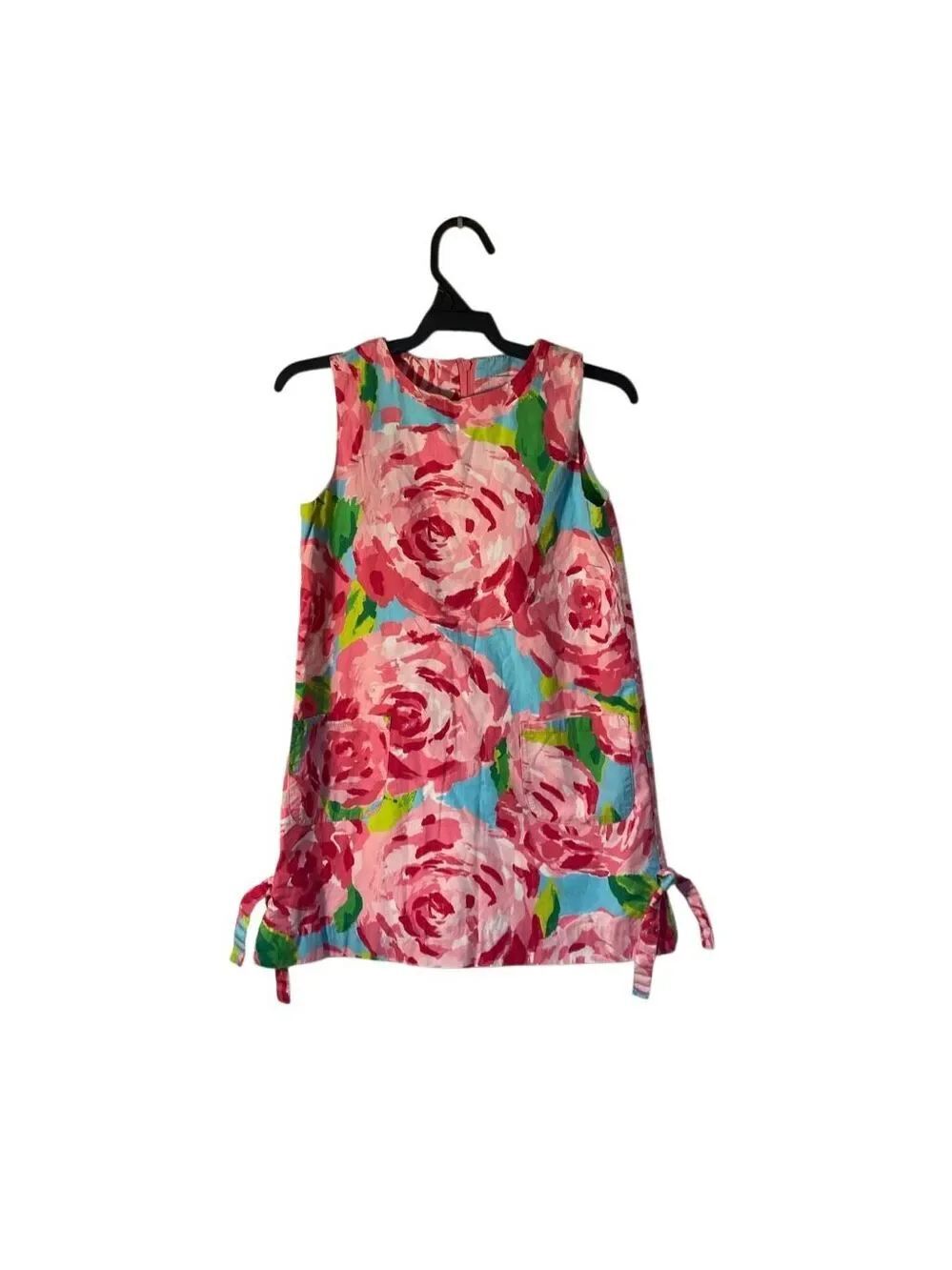 Lilly Pulitzer girls hottie pink first impressions dress 7
